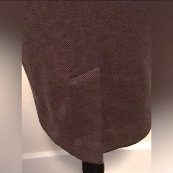 Joules Brown Herringbone Skirt Suit - size 6 - Picture 6 of 13
